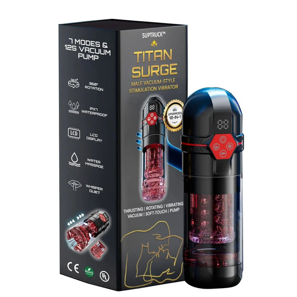 🔥 SUPTRUCK™ Titan Surge Male Masturbator 🔥 Automatic Men Toys LCD Pumps & Enlargers CertifiCure Store