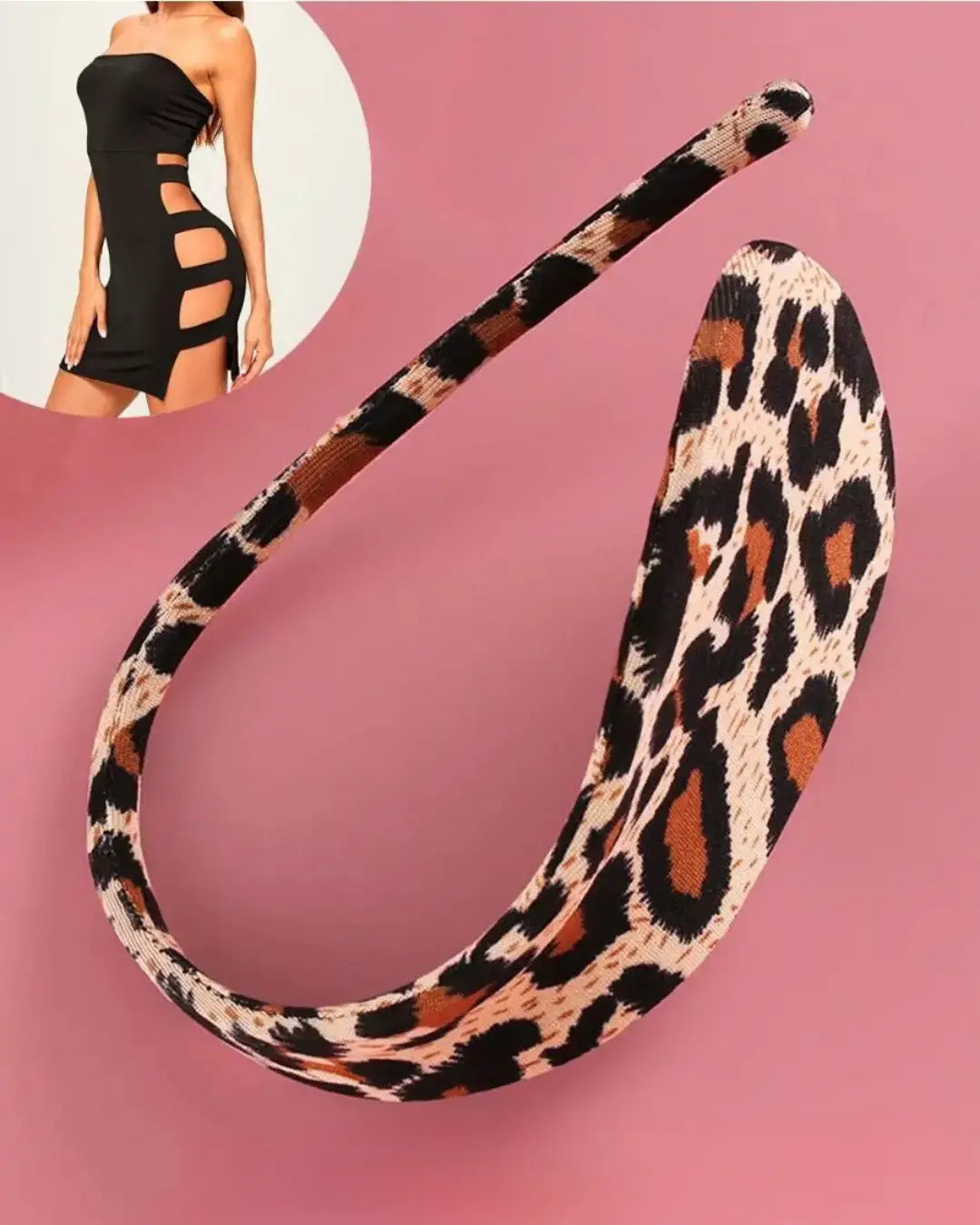 LacyNighty™ C-String Leopard Lacy Nighty