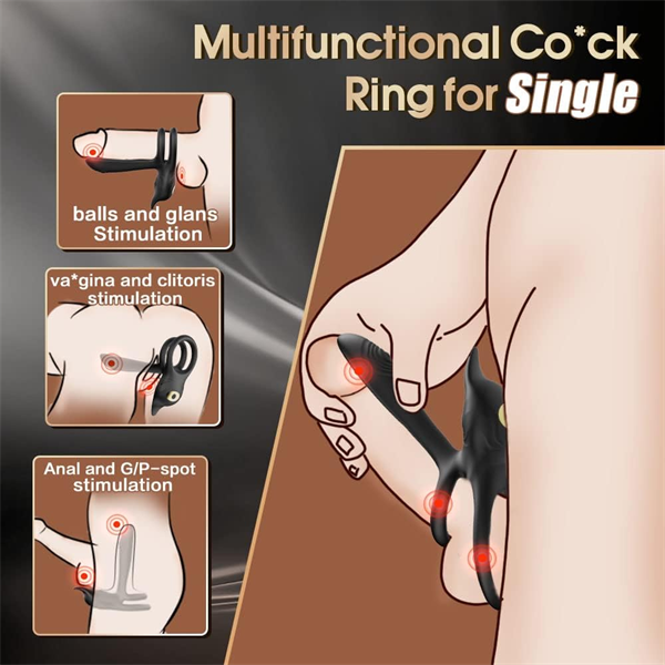 💥2025 🏆Hot sale 3-in-1 penis ring condom in July Nighty