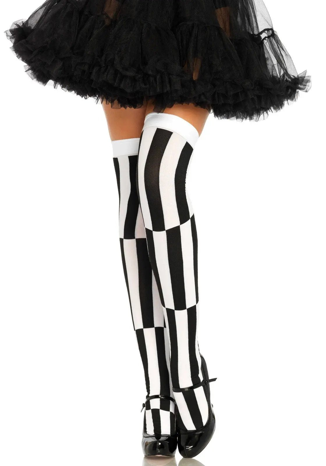 LacyNighty™ Woven Optical Illusion Thigh Highs Leg Avenue Hosiery