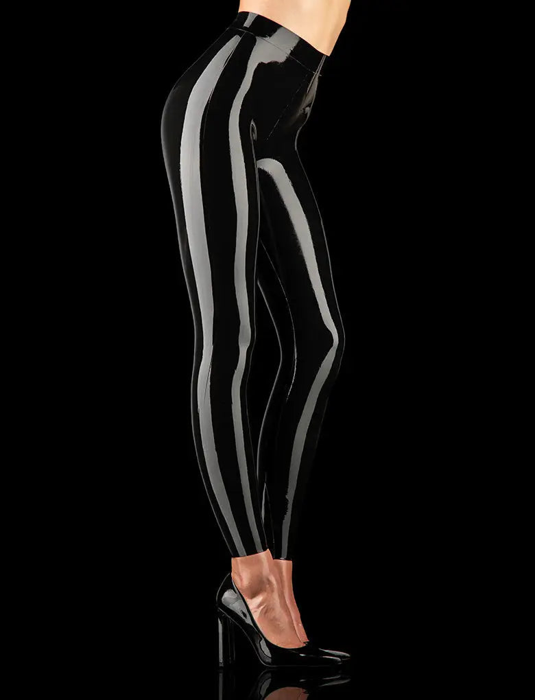Latex Black Leggings Honey Birdette Latex
