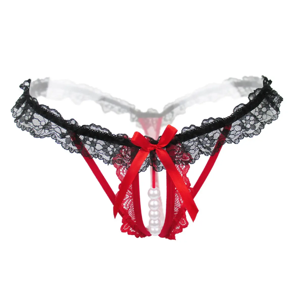 LacyNighty™ Allure G-String (With Bow) Lavah Intimates