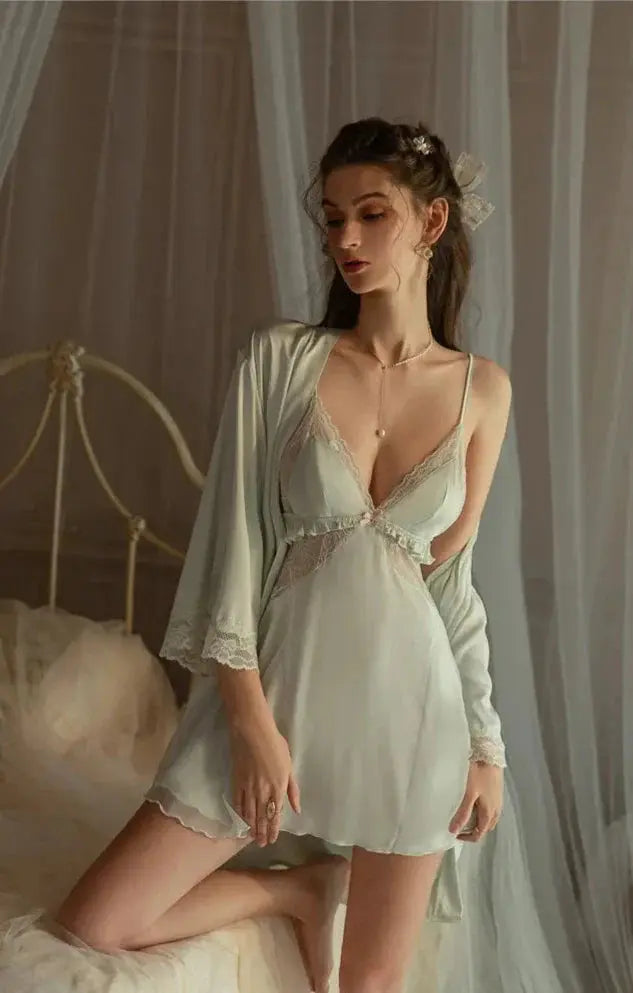 Heart of Glass Nightdress LacyNighty Sleeping Wear