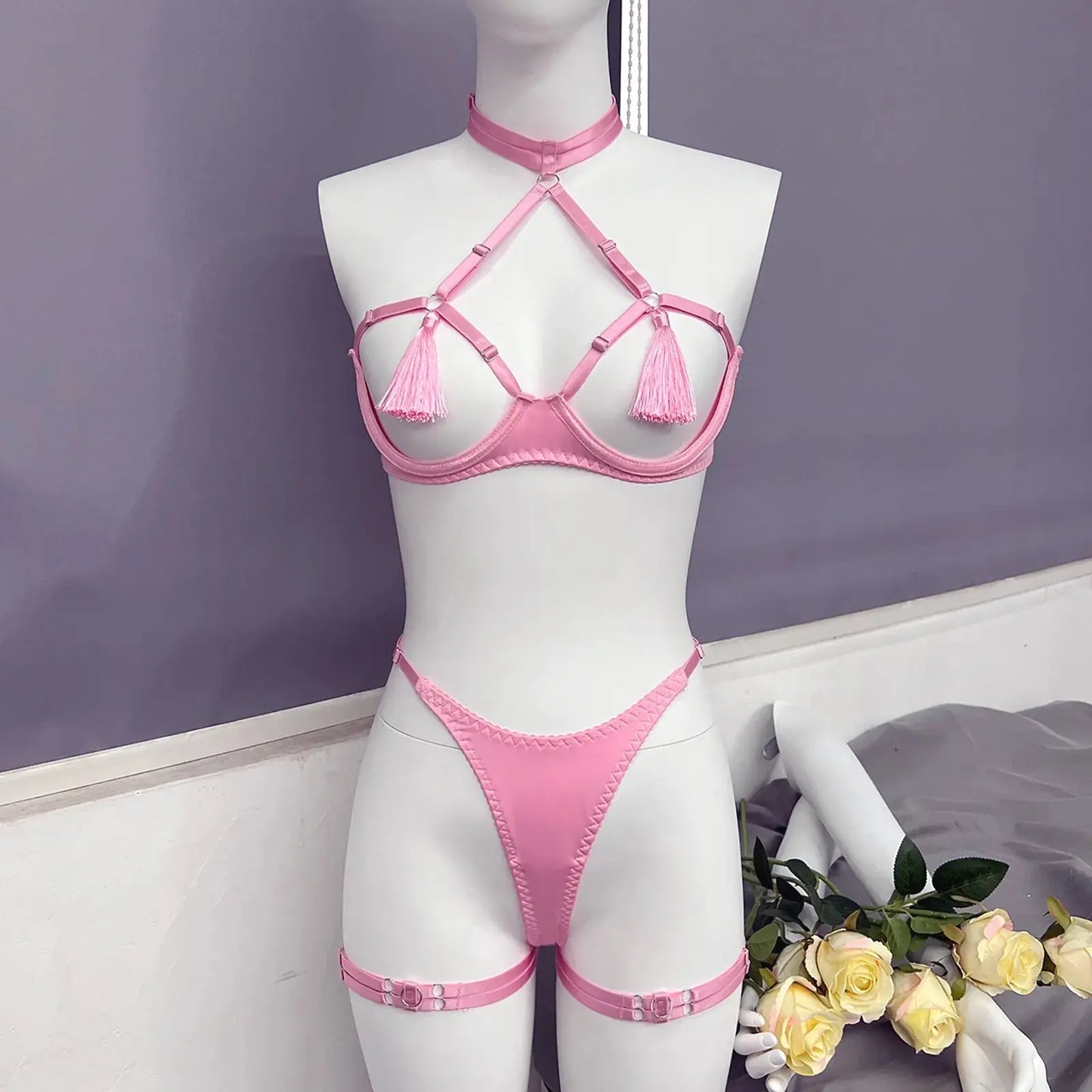 LacyNighty™ Model SL290 ELLOLACE sexy lingerie set