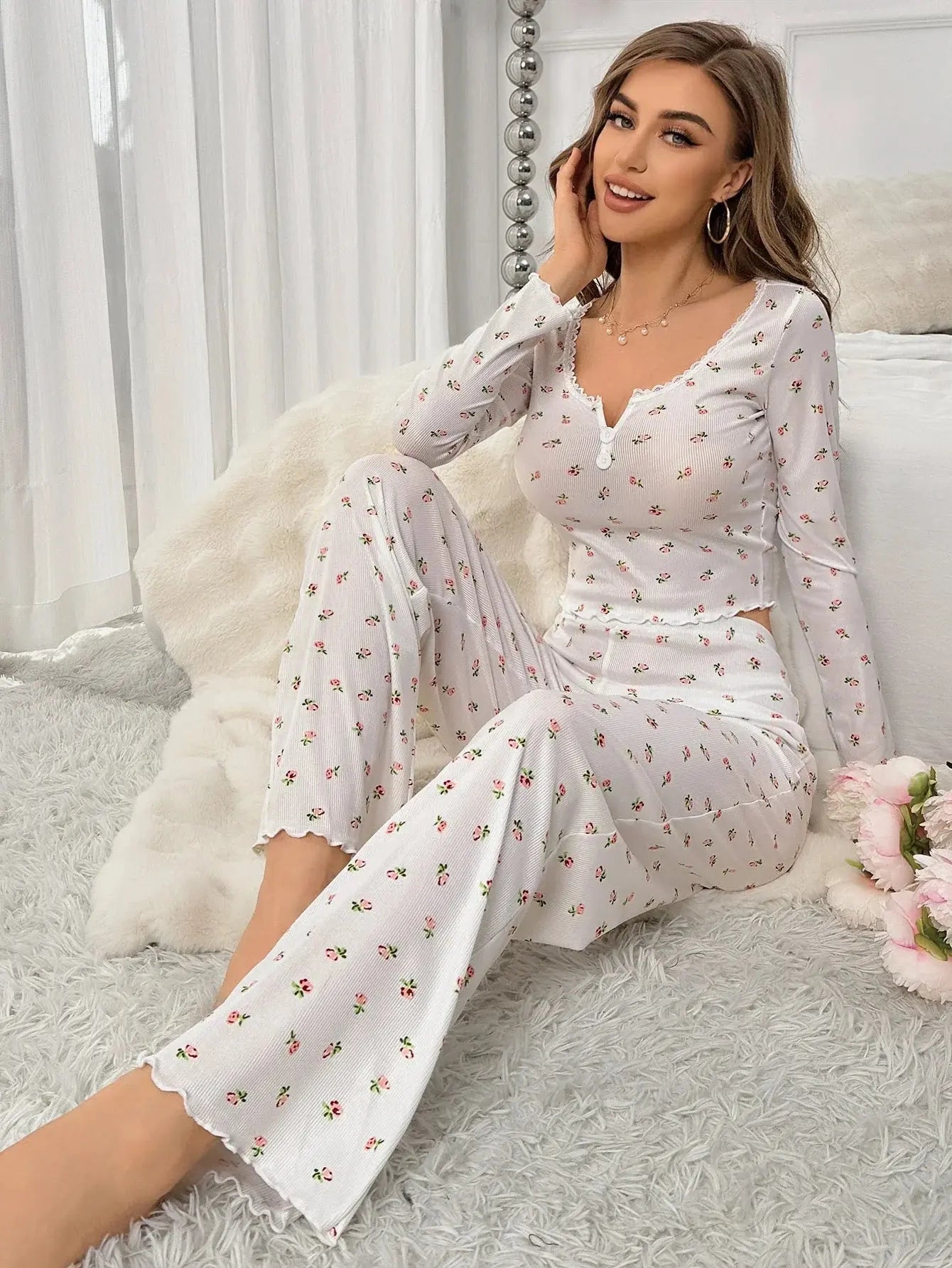 Your Favorite Reference Pajamas LacyNighty Sleeping Wear