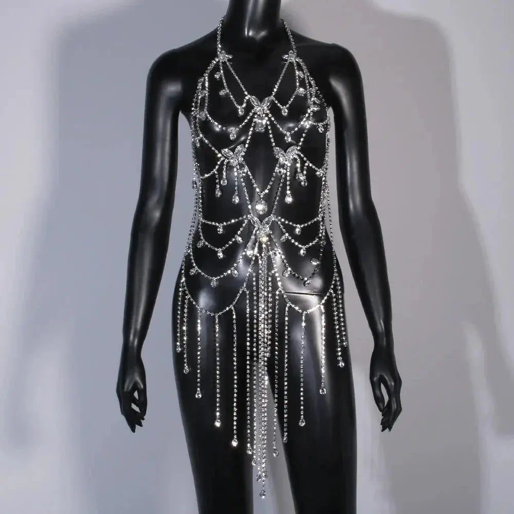 LacyNighty™ Fringed Butterfly Body Jewelry Maimoco Body Jewelry