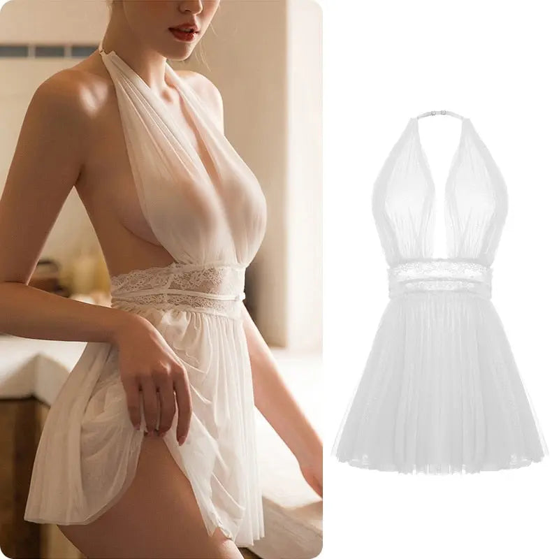 Behind Closed Door Nightdress LacyNighty Sleeping Wear