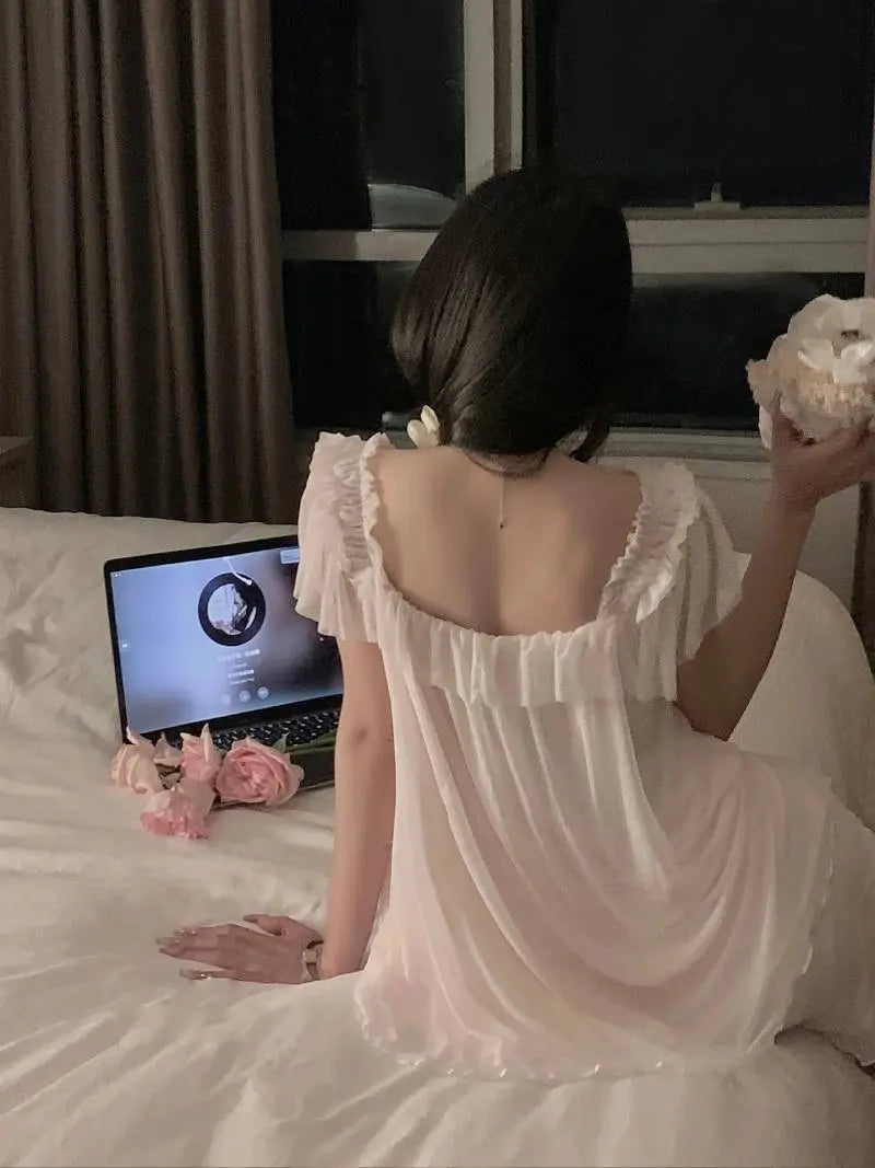 Doin' You A Favor Pajama Set LacyNighty0212 Sleeping Wear