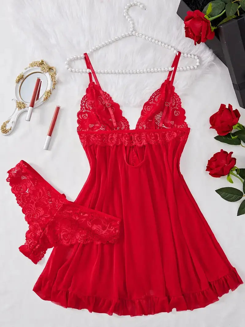 LacyNighty™ Lace Lash Set Lacy Nighty