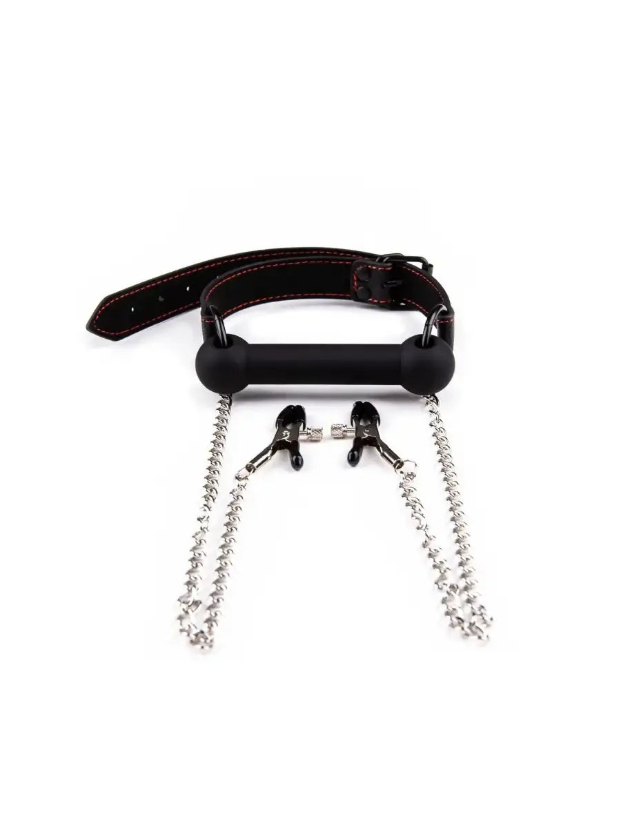 Snaffle Gag with Clamp Hemiras Accessories