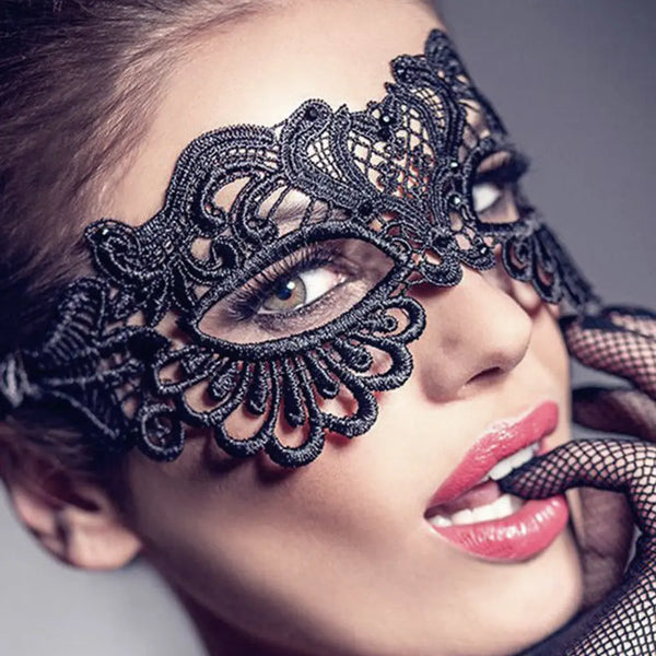 LacyNighty™ Allure Mask Lavah Intimates mask