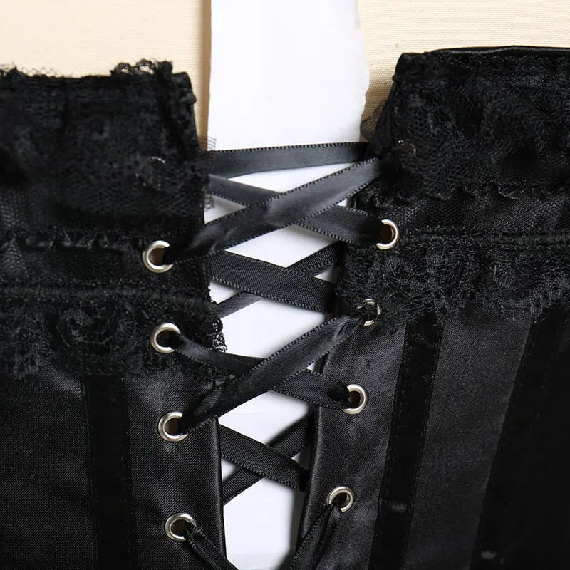 LacyNighty™ Model CT410 LORETTA LACE LINGERIE OVERBUST CORSET