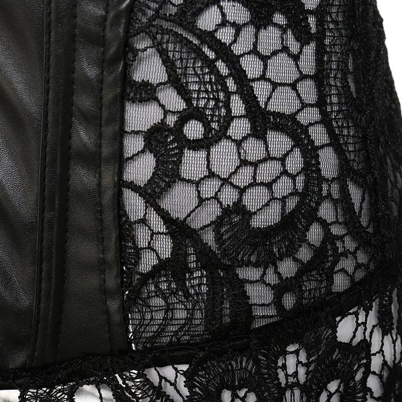 LacyNighty™ Model CD303 LORETTA LACE LINGERIE Corset Dress