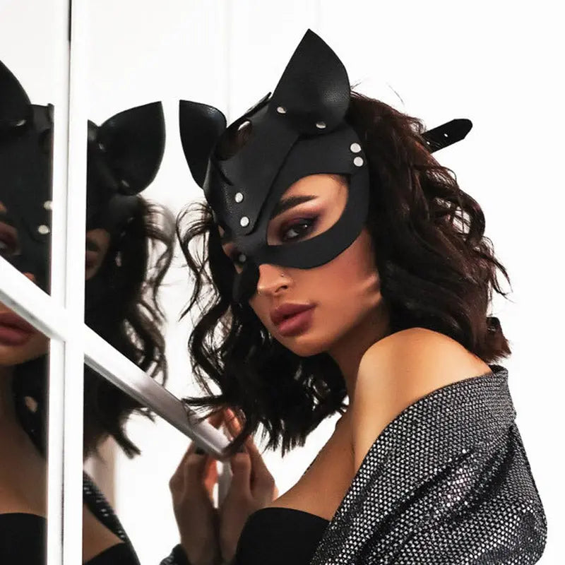 LacyNighty™ Bad Kitty Mask Lavah Intimates accessories