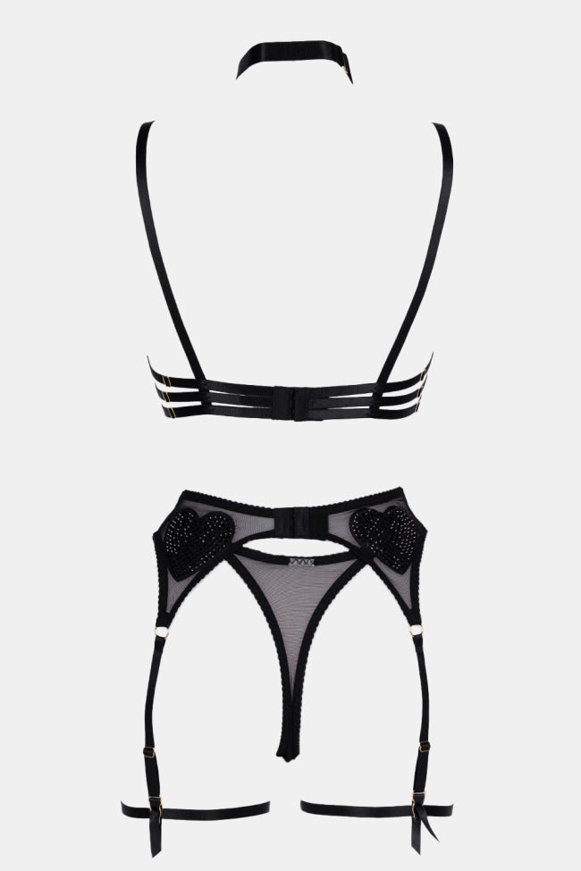 Valentina Heart Noir Set