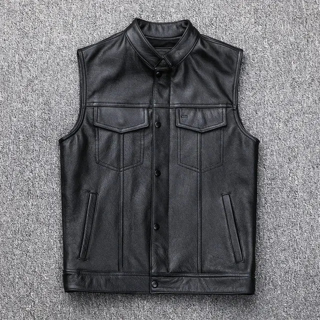 Anarchy Leather Vest Shop1103529143 Store