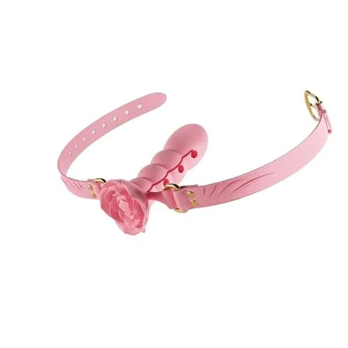 💥2026, Roselle - BDSM Multi-section Rose Ball Gag, Adjustable Silicone Mouth Gag For Couple Bondage Training