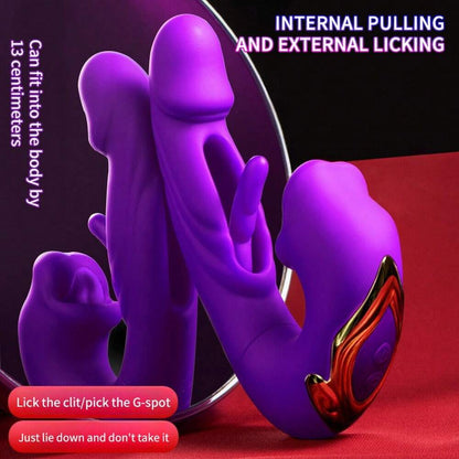 💥2025G Spot Vibrator: 7 Modes for Clitoral Stimulation, Thrusting Dildo & Anal Play Nighty