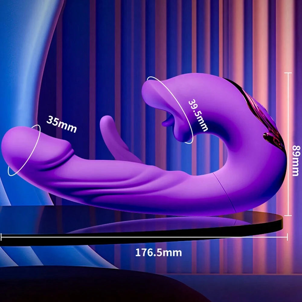 💥2025G Spot Vibrator: 7 Modes for Clitoral Stimulation, Thrusting Dildo & Anal Play Nighty