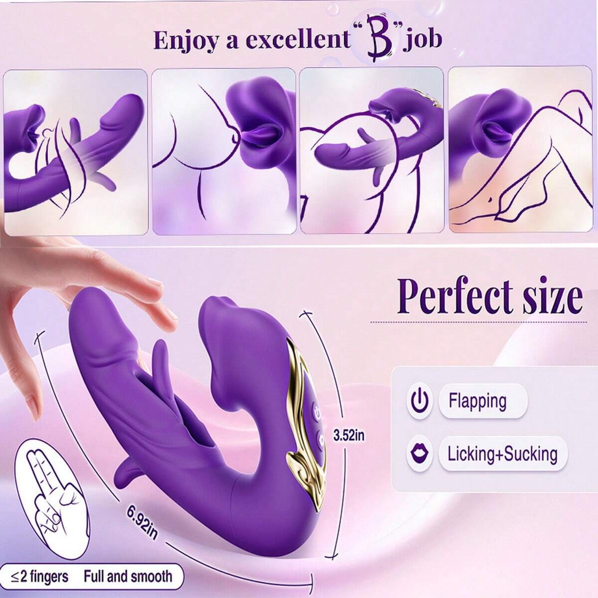 💥2025G Spot Vibrator: 7 Modes for Clitoral Stimulation, Thrusting Dildo & Anal Play Nighty