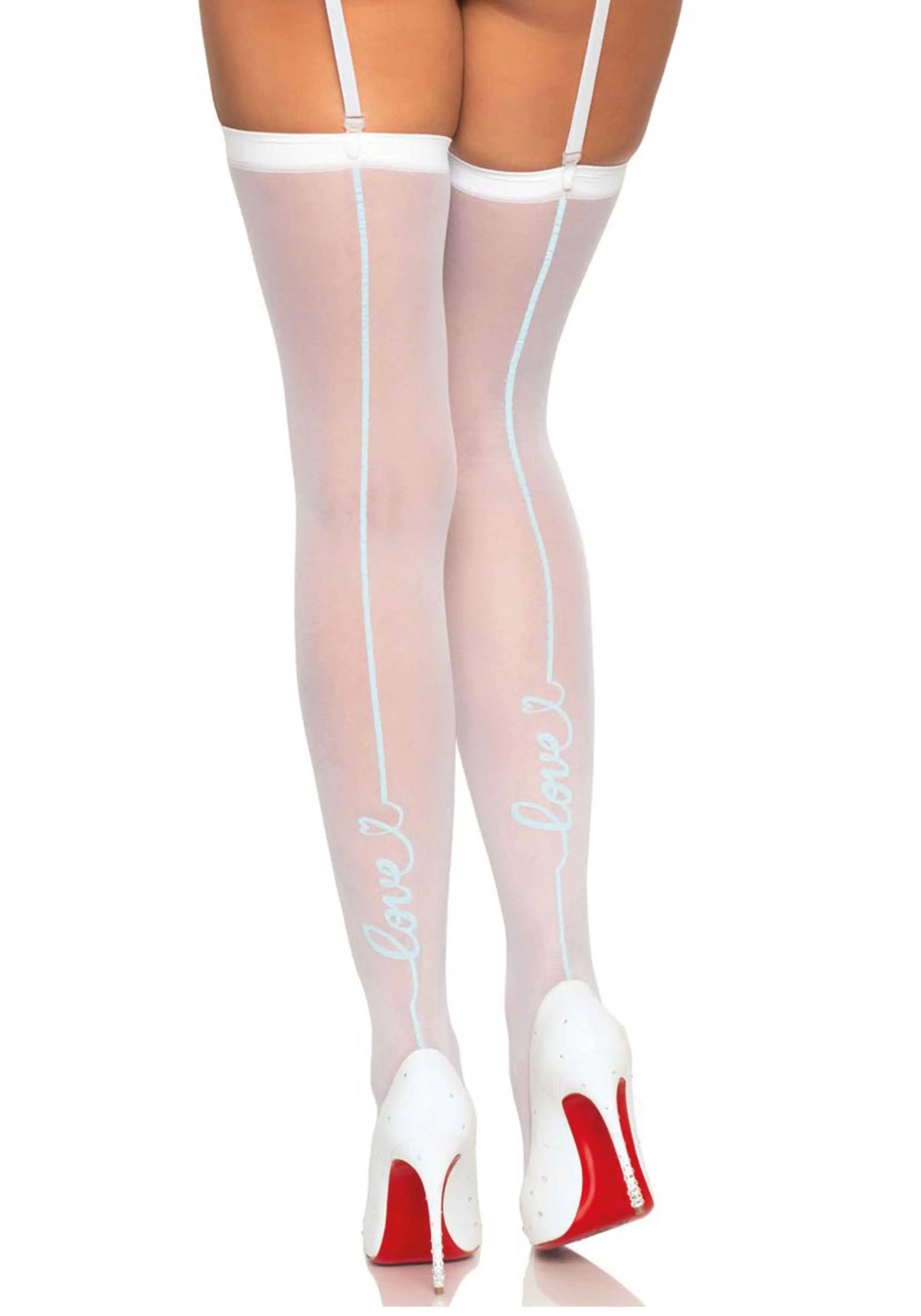 LacyNighty™ True Love Backseam Stockings Leg Avenue Hosiery
