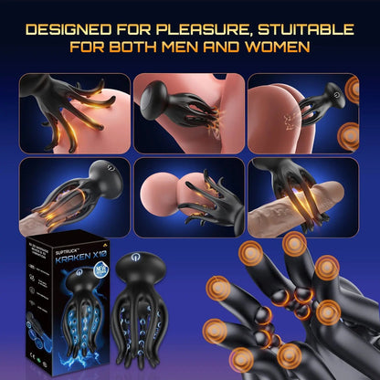 💥 2025 Limited 75% ️OFF 💦 KRAKEN Suptruck™ X10 Unisex 360° Vibrator📱 32 Massage Beads & 10 Modes Hemiras