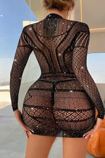 SparkleMesh Allure Bodysuit (7 Colors) Lacy Nighty