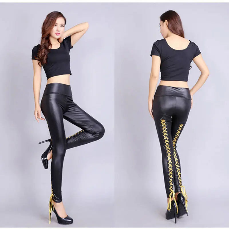 Lace Up Trousers Fashion-Go Store Home