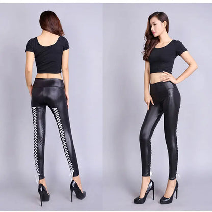Lace Up Trousers Fashion-Go Store Home