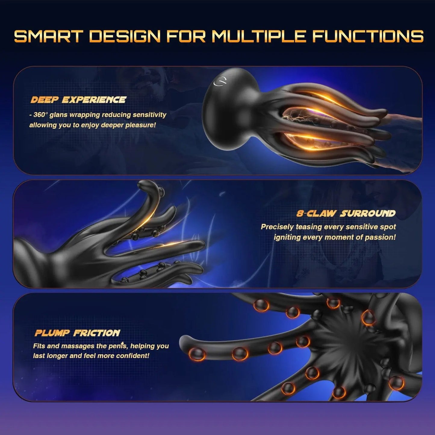 💥 2025 Limited 75% ️OFF 💦 KRAKEN Suptruck™ X10 Unisex 360° Vibrator📱 32 Massage Beads & 10 Modes Hemiras