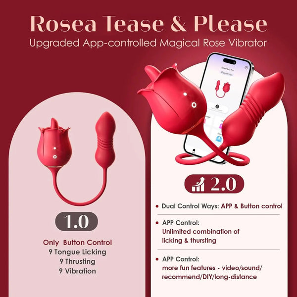 💥 2025 Limited 70% OFF 💦 ROSEA Tease & Please Suptruck Vibrator Hemiras