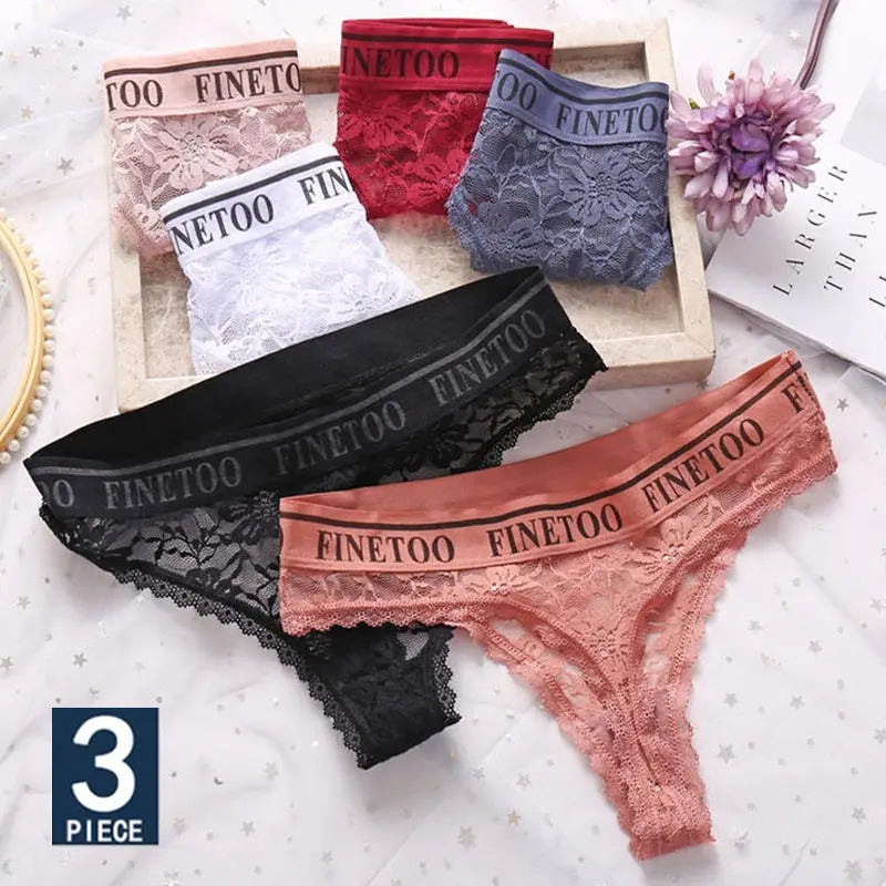 Too Much Fine Thong Panties finetoo unite Store Panties