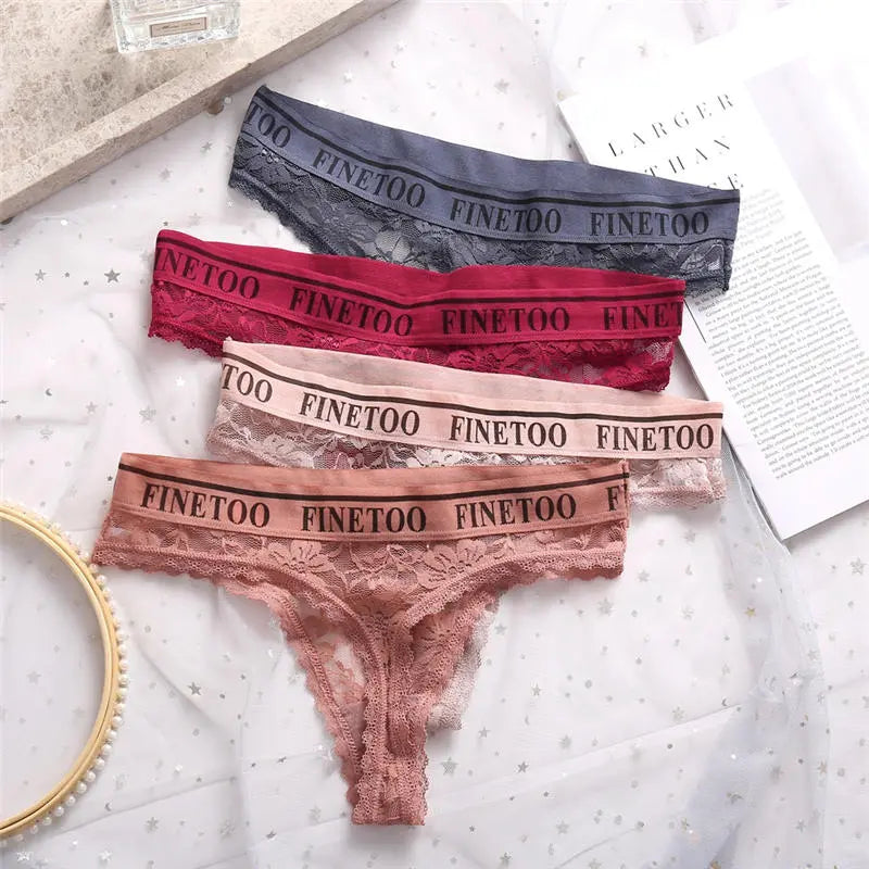 Too Much Fine Thong Panties finetoo unite Store Panties