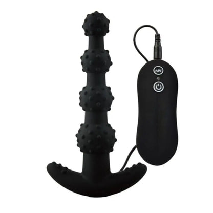 LacyNighty™ Beaded and Dotted Silicone Anal Toy 5.71" Long Lavah Pleasure