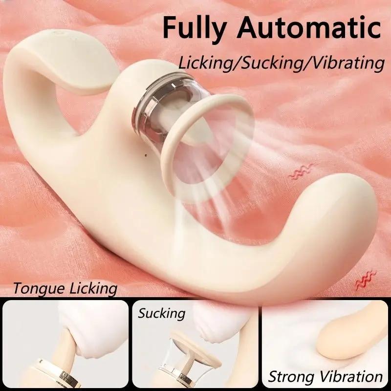 Sandra 3-in-1 G-Spot and Clitoral Suction Rabbit Vibrator - Lacy Lacy Nighty Sandra 3-in-1 G-Spot and Clitoral Suction Rabbit Vibrator - Lacy Lacy Nighty