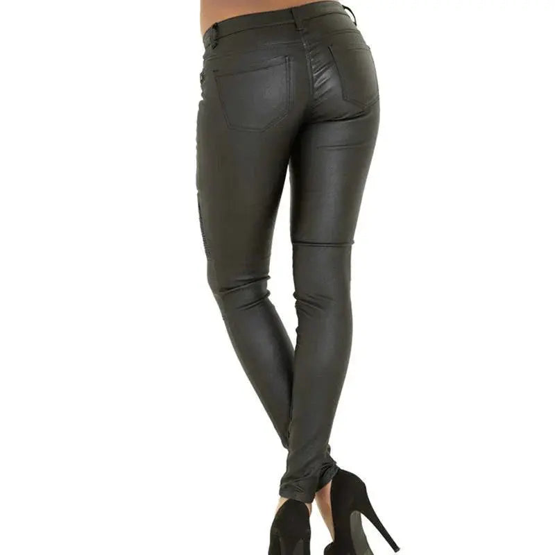 Leather Trousers Lacy0301Goth