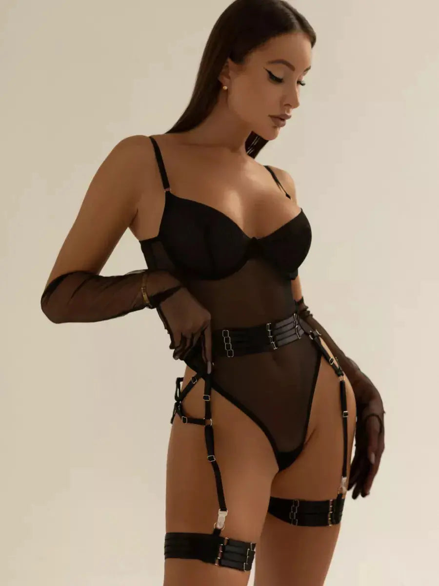 Fetish Bodysuit Lacy Nighty