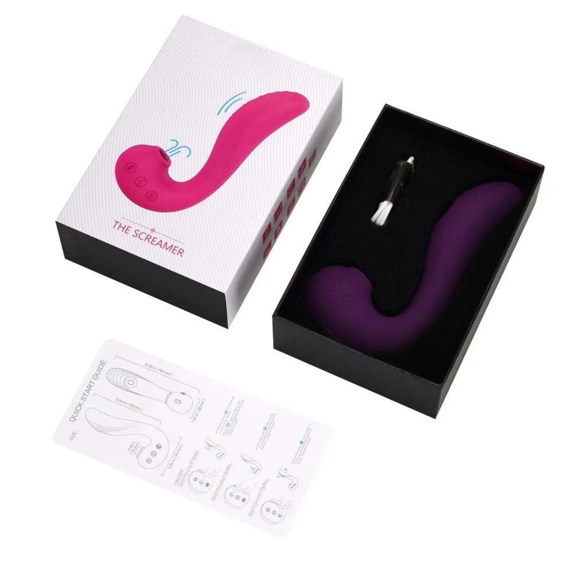 The Screamer Sucking Massager LacyNighty