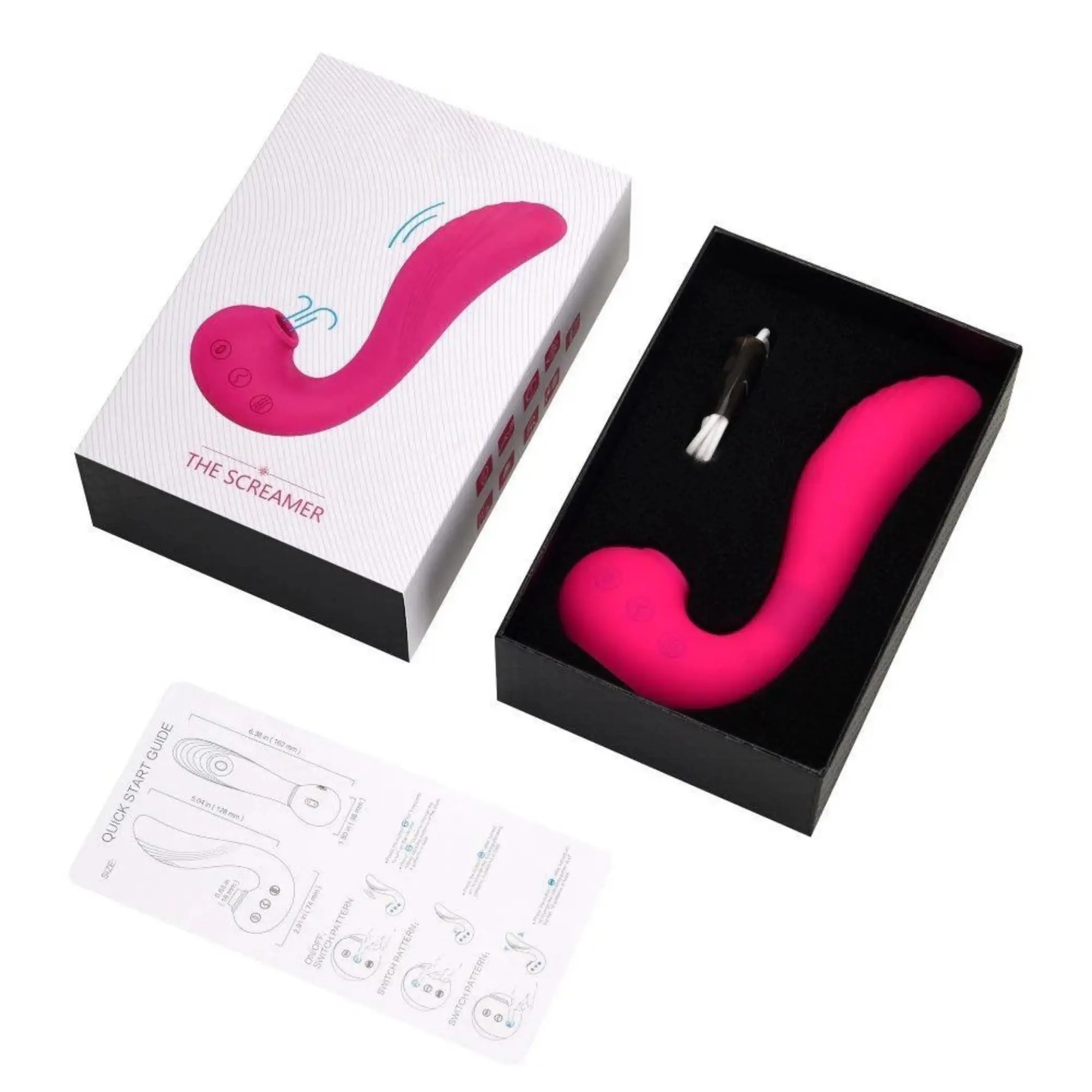 The Screamer Sucking Massager LacyNighty