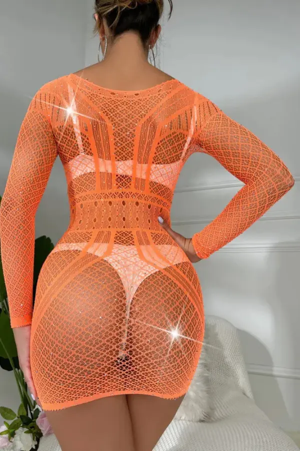 SparkleMesh Allure Bodysuit (7 Colors) Lacy Nighty