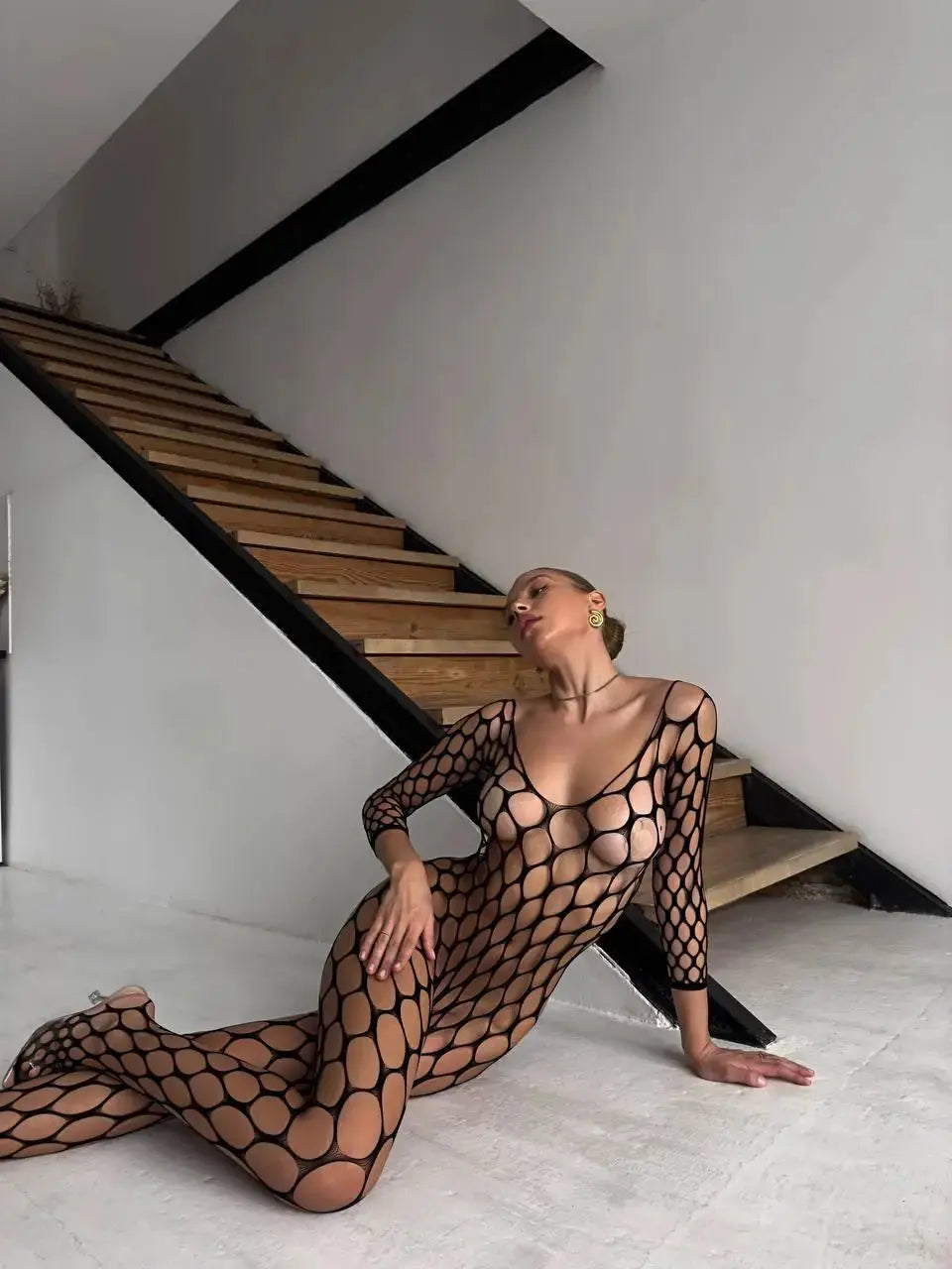 LacyNighty™ Elara Bodystocking Lacy Nighty