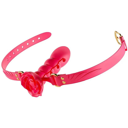 💥2026, Roselle - BDSM Multi-section Rose Ball Gag, Adjustable Silicone Mouth Gag For Couple Bondage Training