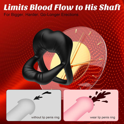 2025 Sexy Kiss Her Lip, 9 Vibrations