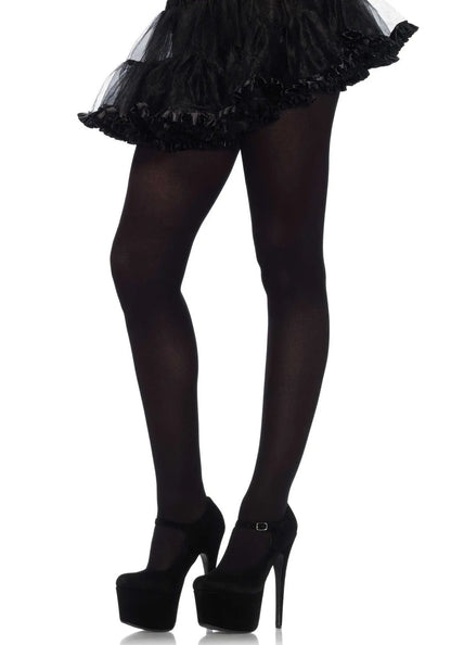 LacyNighty™ Nylon Opaque Pantyhose Leg Avenue Hosiery