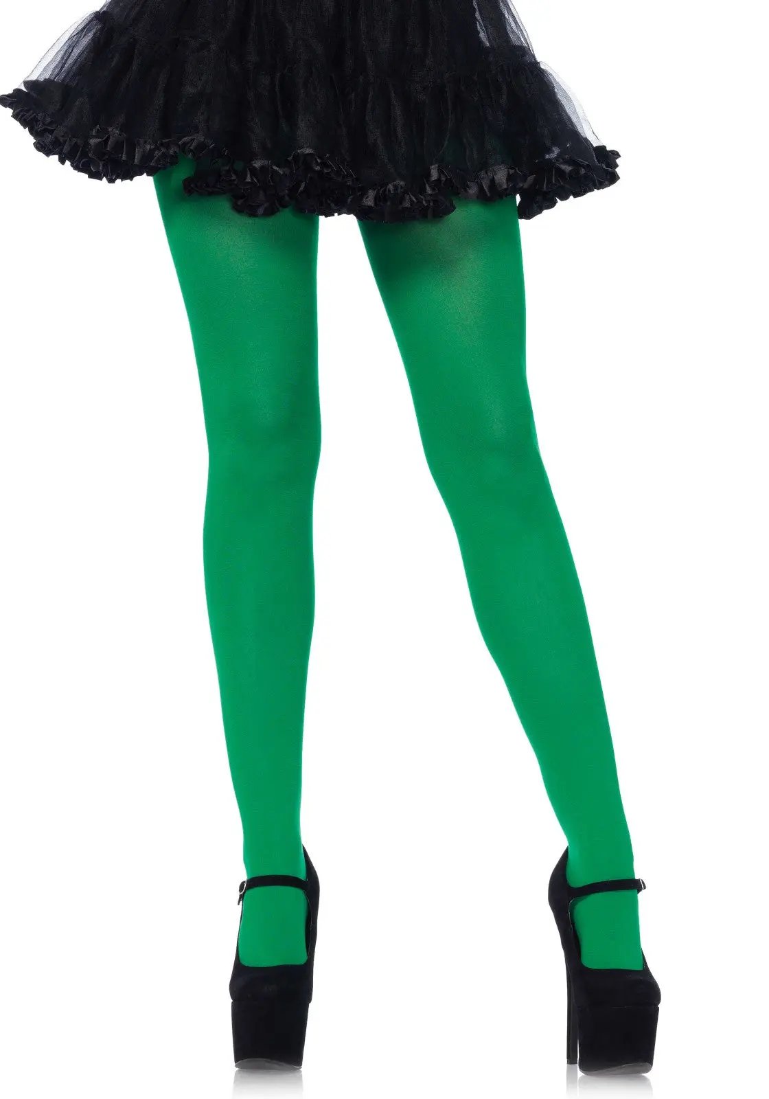 LacyNighty™ Nylon Opaque Pantyhose Leg Avenue Hosiery