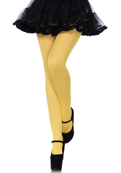 LacyNighty™ Nylon Opaque Pantyhose Leg Avenue Hosiery