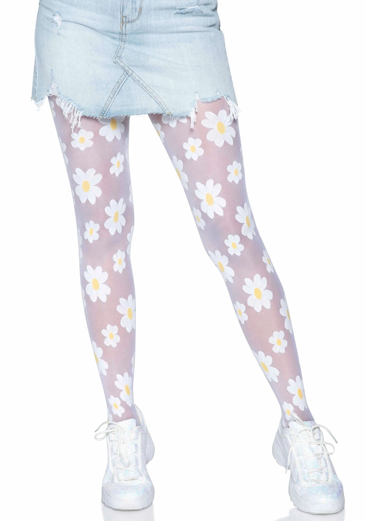 LacyNighty™ Nylon Sheer Pantyhose Leg Avenue Hosiery