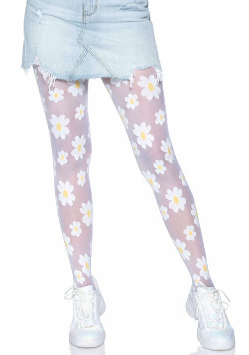 LacyNighty™ Nylon Sheer Pantyhose Leg Avenue Hosiery