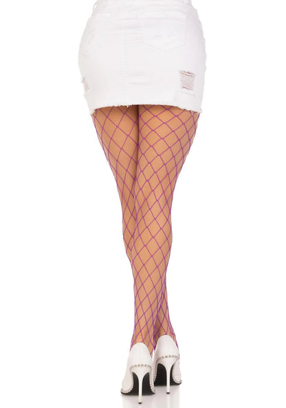 LacyNighty™ Elastane Diamond Fishnet Pantyhose Leg Avenue Hosiery