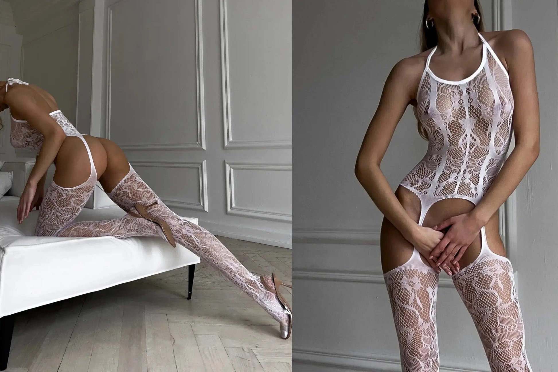 Serena Bodystock Lacy Nighty